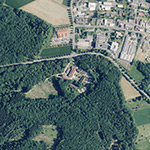 Die Lage von Lehrbetrieb für Waldarbeit im Orthofoto