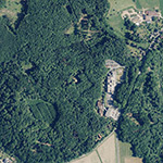 Die Lage von Steinbühl im Orthofoto