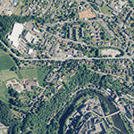 Die Lage von Wildmannshausen im Orthofoto