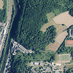 Die Lage von Schellhof im Orthofoto