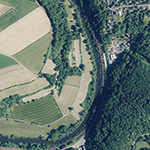 Die Lage von Wasserwerk über der Lahn im Orthofoto
