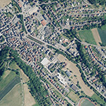 Die Lage von Weilmünster, Marktflecken im Orthofoto