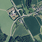 Die Lage von Einhaus im Orthofoto