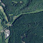 Die Lage von Lichtenhart im Orthofoto