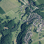 Die Lage von Römersteg im Orthofoto