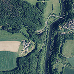 Die Lage von Schlichtemühle im Orthofoto