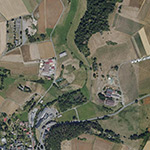 Die Lage von Bottenhorner Mühle im Orthofoto