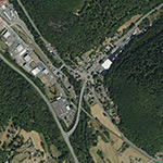 Die Lage von Hüttenmühle im Orthofoto