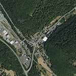Die Lage von Ludwigshütte (Siedlung) im Orthofoto
