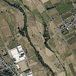 Die Lage von Altenmühle im Orthofoto
