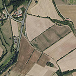 Die Lage von Stubiss im Orthofoto