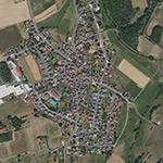 Die Lage von Allendorf im Orthofoto