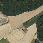 Die Lage von Elmenhausen im Orthofoto