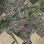 Die Lage von Schnabelsmühle im Orthofoto