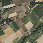 Die Lage von Wulmersdorf im Orthofoto