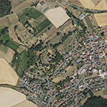 Die Lage von Wittelsberger Warte im Orthofoto