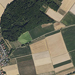 Die Lage von Hessel im Orthofoto