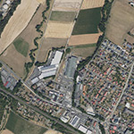 Die Lage von Papiermühle im Orthofoto