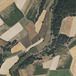 Die Lage von Heimersdorf im Orthofoto