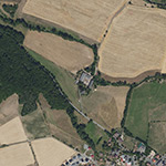 Die Lage von Brückerhof im Orthofoto