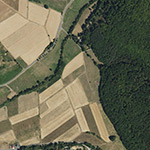 Die Lage von Kreuzmühle im Orthofoto