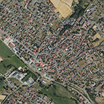 Die Lage von Neuendorf im Orthofoto