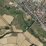 Die Lage von Stallhof im Orthofoto