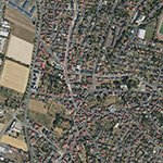 Die Lage von Diedendorf im Orthofoto
