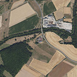 Die Lage von Michelbacher Mühle im Orthofoto