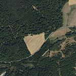 Die Lage von Lummersbach im Orthofoto