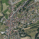 Die Lage von Münchhausen im Orthofoto