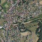 Die Lage von Hutschmühle im Orthofoto