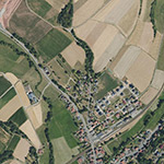 Die Lage von Rupertshausen im Orthofoto