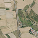 Die Lage von Rindshausen im Orthofoto