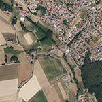Die Lage von Sommermühle im Orthofoto