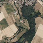 Die Lage von Eisenmühle im Orthofoto
