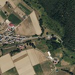 Die Lage von Trimpermühle im Orthofoto