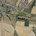Die Lage von Grenzmühle im Orthofoto