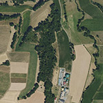 Die Lage von Kemnadenmühle im Orthofoto