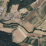 Die Lage von Kuchenmühle im Orthofoto