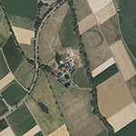 Die Lage von Ohäuser Mühle im Orthofoto