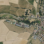 Die Lage von Damm-Mühle im Orthofoto