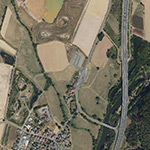 Die Lage von Ochsenburg im Orthofoto
