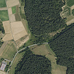 Die Lage von Berntal im Orthofoto