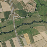 Die Lage von Helidorf im Orthofoto