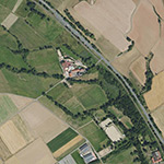 Die Lage von Kranzmühle im Orthofoto