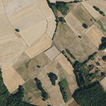 Die Lage von Klein-Homberg im Orthofoto