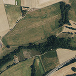 Die Lage von Ruprachtes im Orthofoto