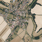 Die Lage von Neu-Hattendorf im Orthofoto