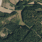 Die Lage von Langenhain im Orthofoto